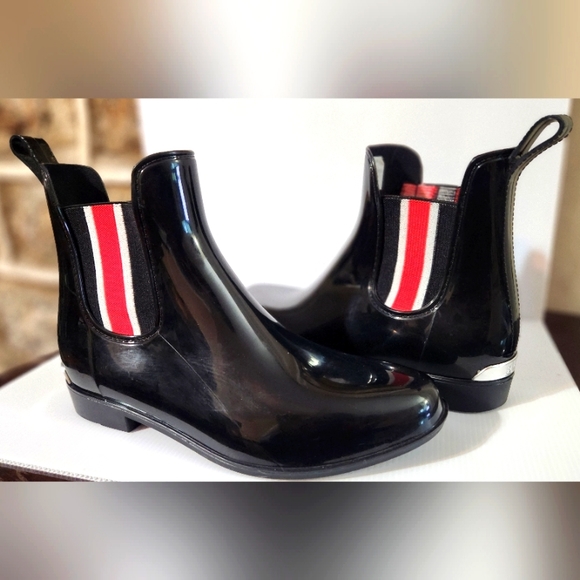 Ralph Lauren Rain Shoe (Ankle) Boot Blk 10B - Picture 1 of 10